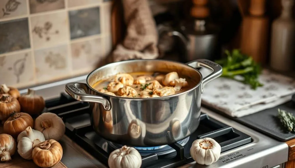 Reheating chicken and mushroom dish Reheating chicken and mushroom dish