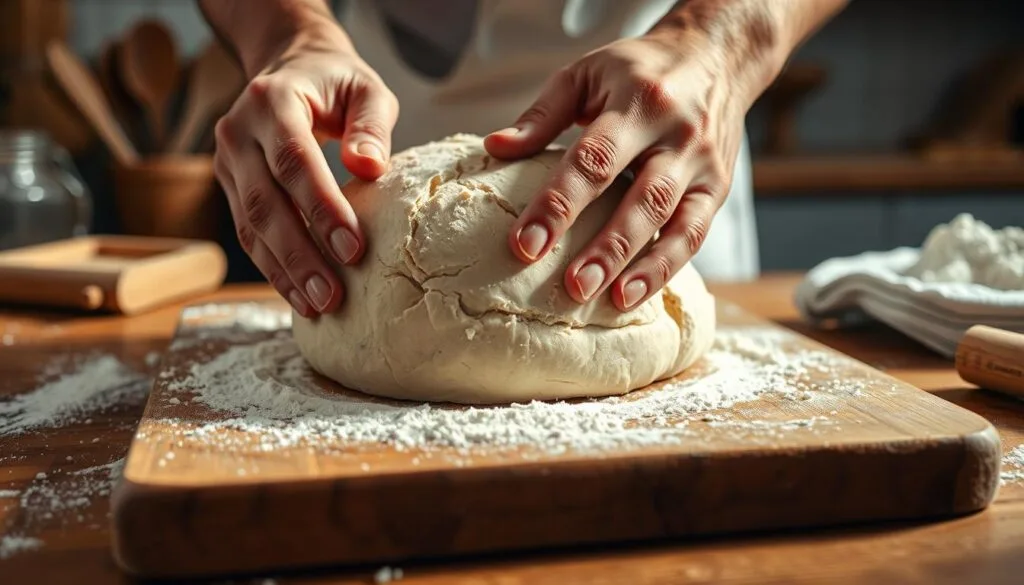 Shaping bread Shaping bread
