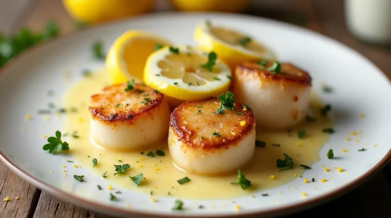 Lemon Butter Scallops