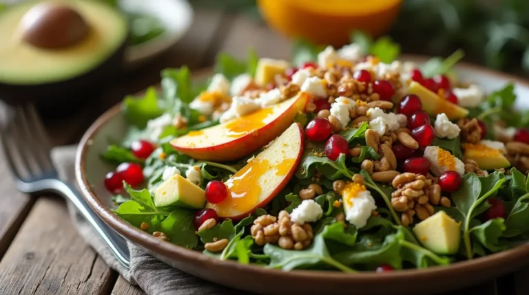 Salad with Honey Mustard Dressing